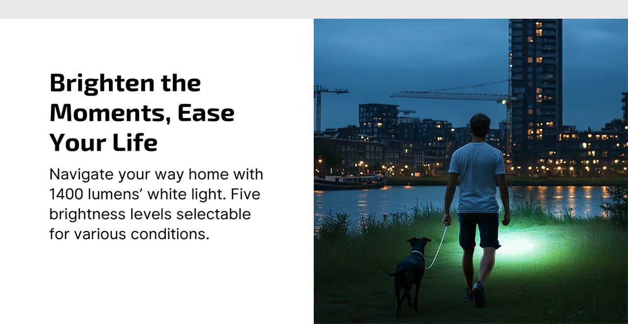 Arkfeld Ultra 3-in-1 EDC Flashlight with O-aluminum Material