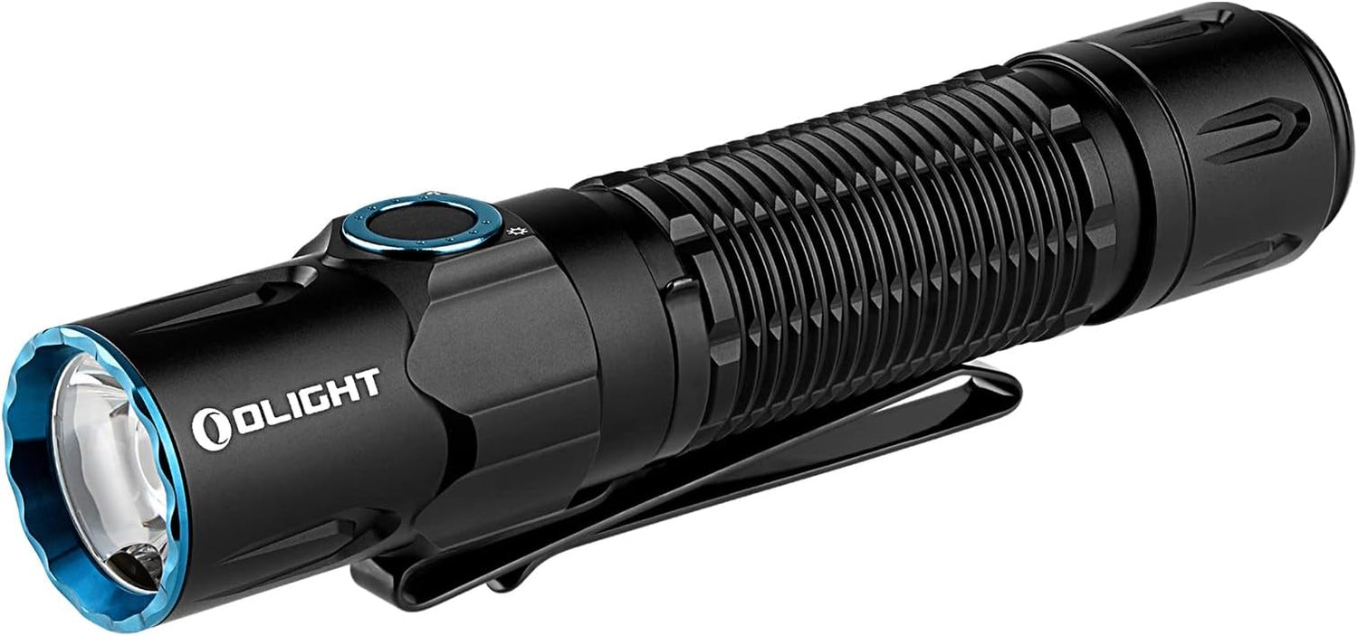 Powerful 2300 Lumen Tactical Flashlight with Dual Switches and Proximity Sensor