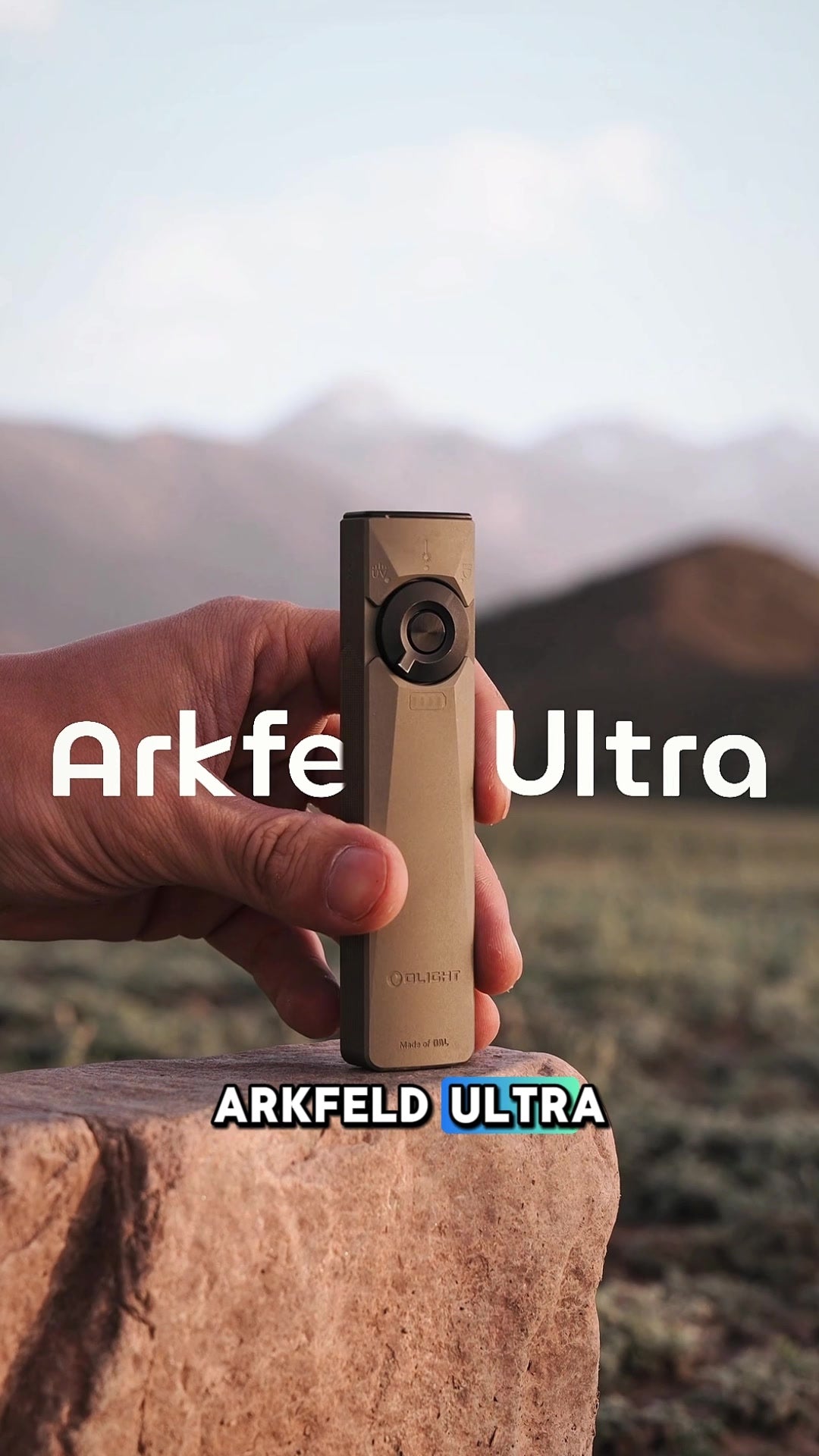 Arkfeld Ultra 3-in-1 EDC Flashlight with O-aluminum Material