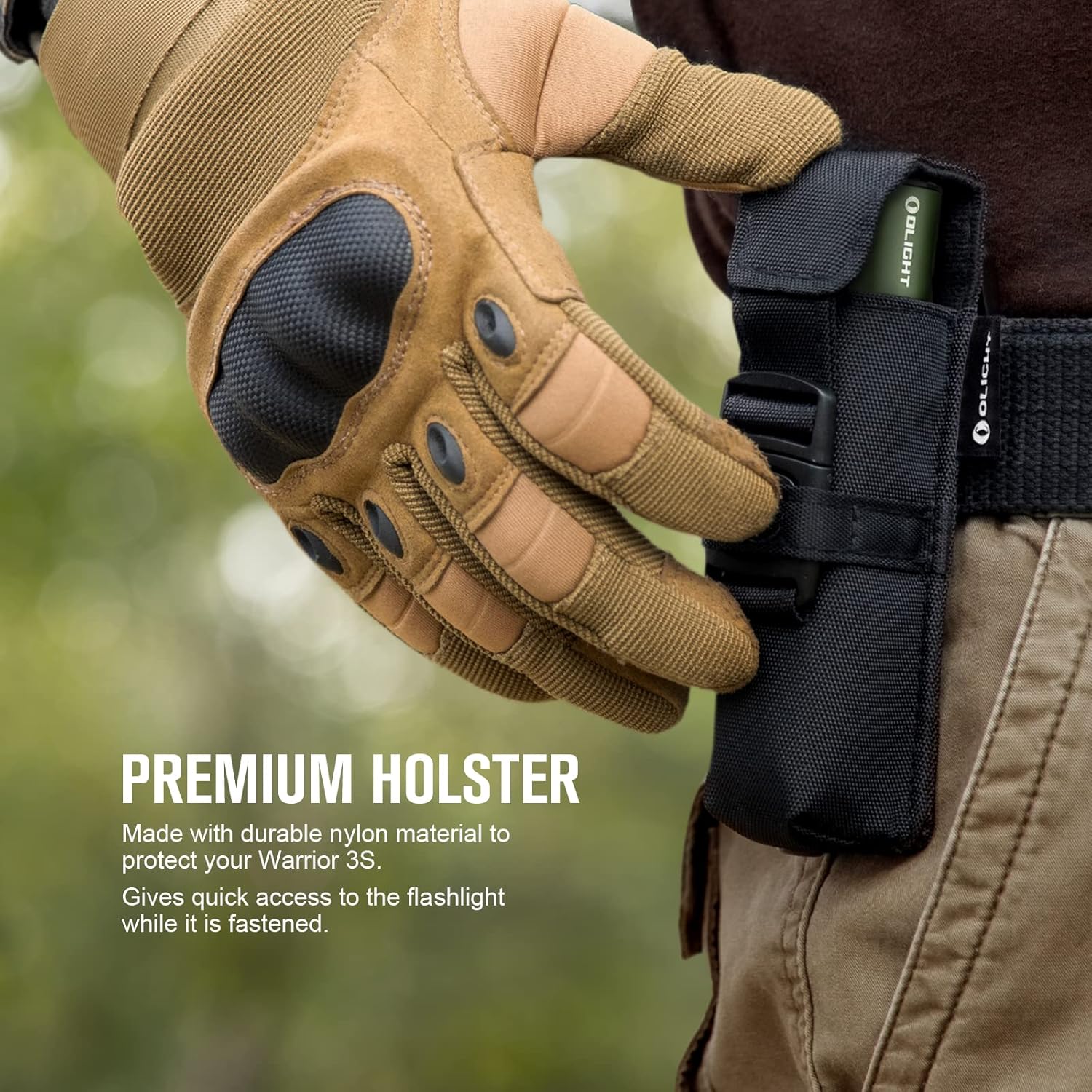 Powerful 2300 Lumen Tactical Flashlight with Dual Switches and Proximity Sensor