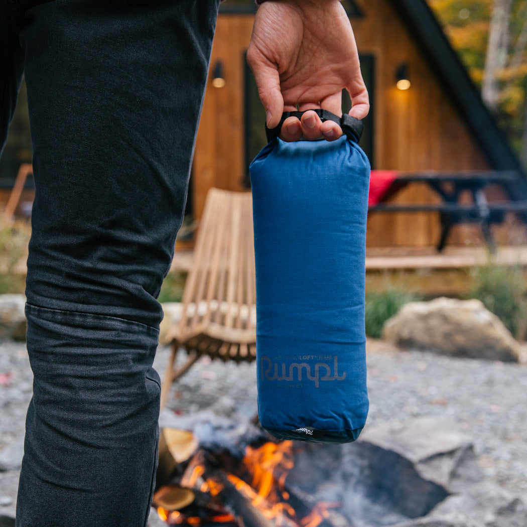 Rumpl NanoLoft® Flame Blanket - Deepwater NanoLoft® Flame Blanket - Deepwater | Rumpl Blankets For Everywhere Nanoloft Flame